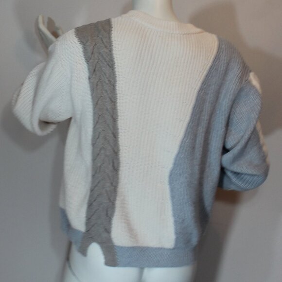 Aritzia Wilfred Lonell Color Block Wool Sweater Multi color merino wool sz M - Picture 5 of 8